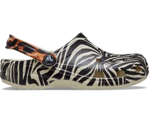 Crocs Unisex Classic Animal Remix Clog - Bone / Multi