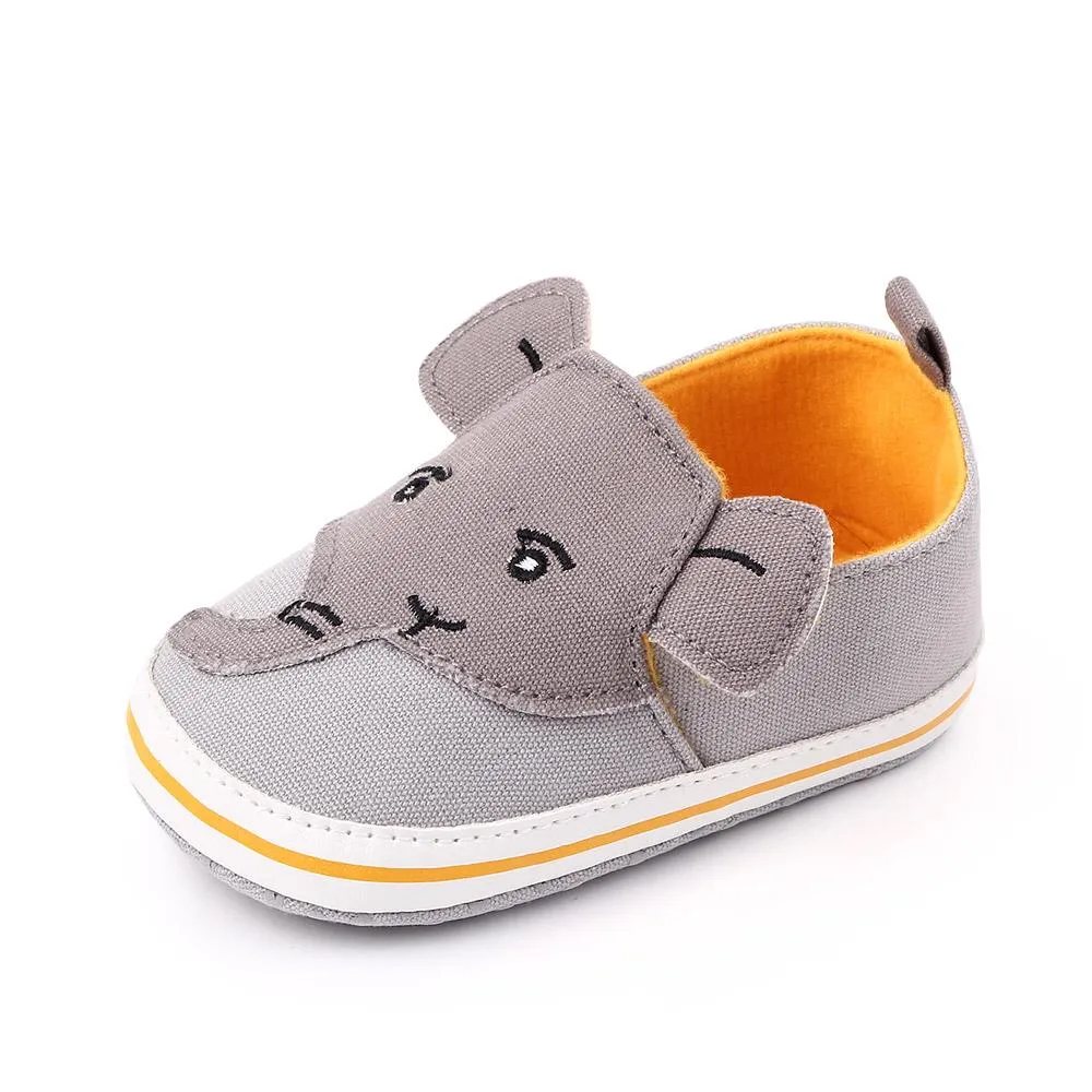 Cute Elephant Baby Canvas Shoes