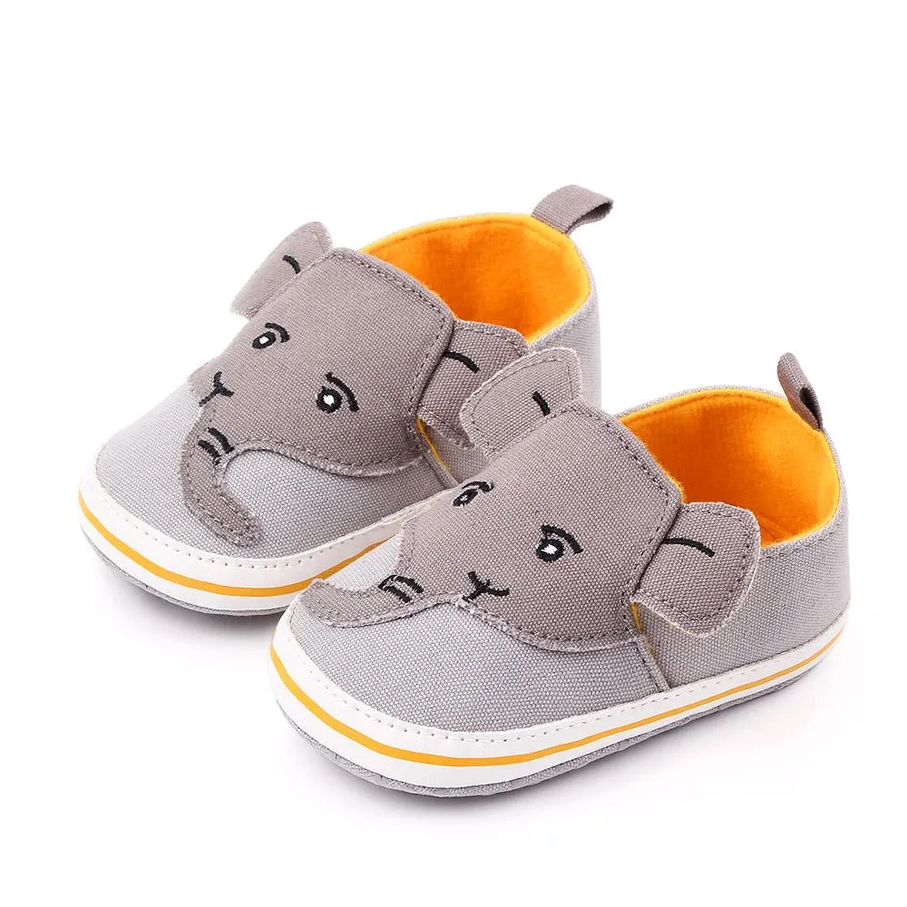 Cute Elephant Baby Canvas Shoes