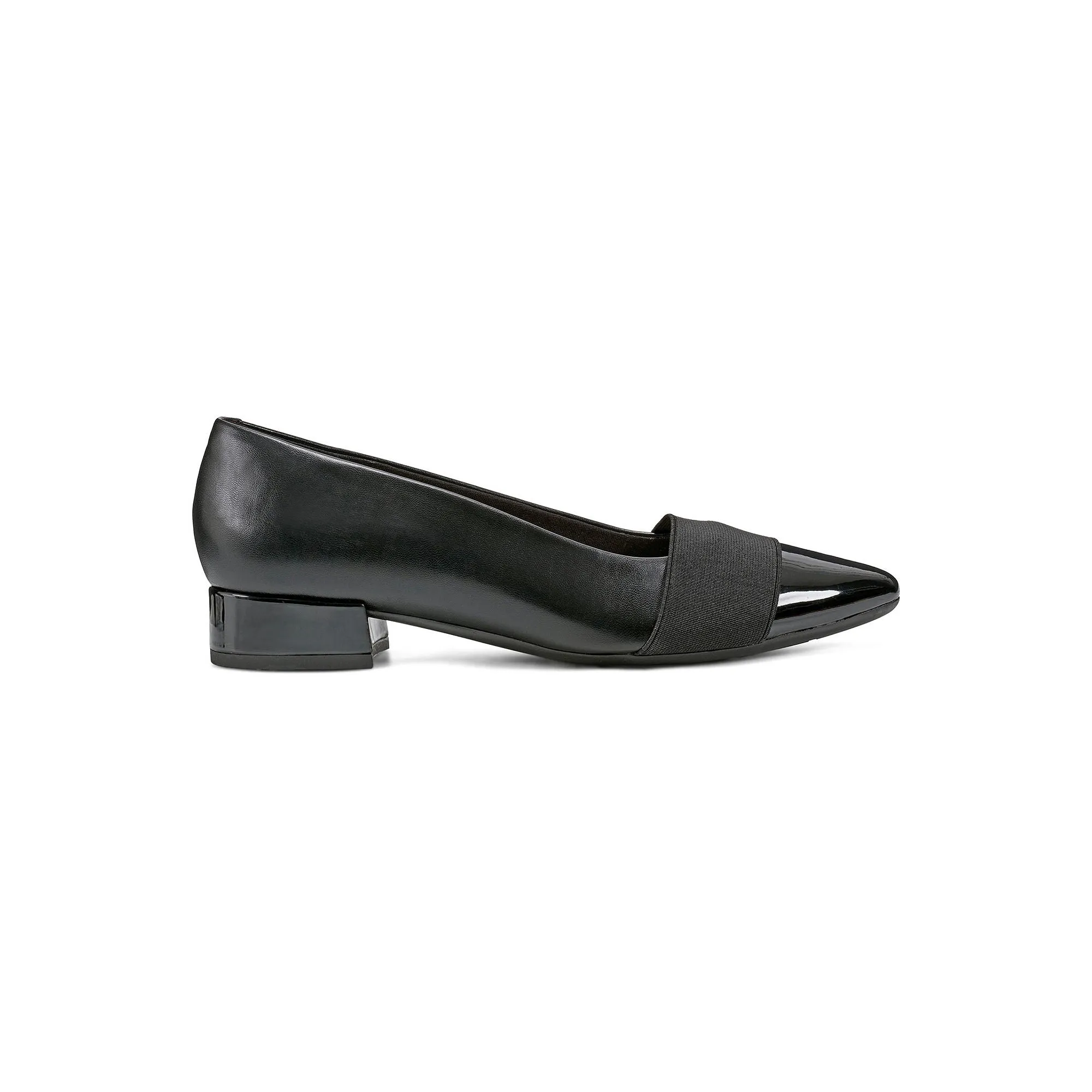 Easy Spirit Womens Castle Block Heel Pumps - BLACK 7 MEDIUM