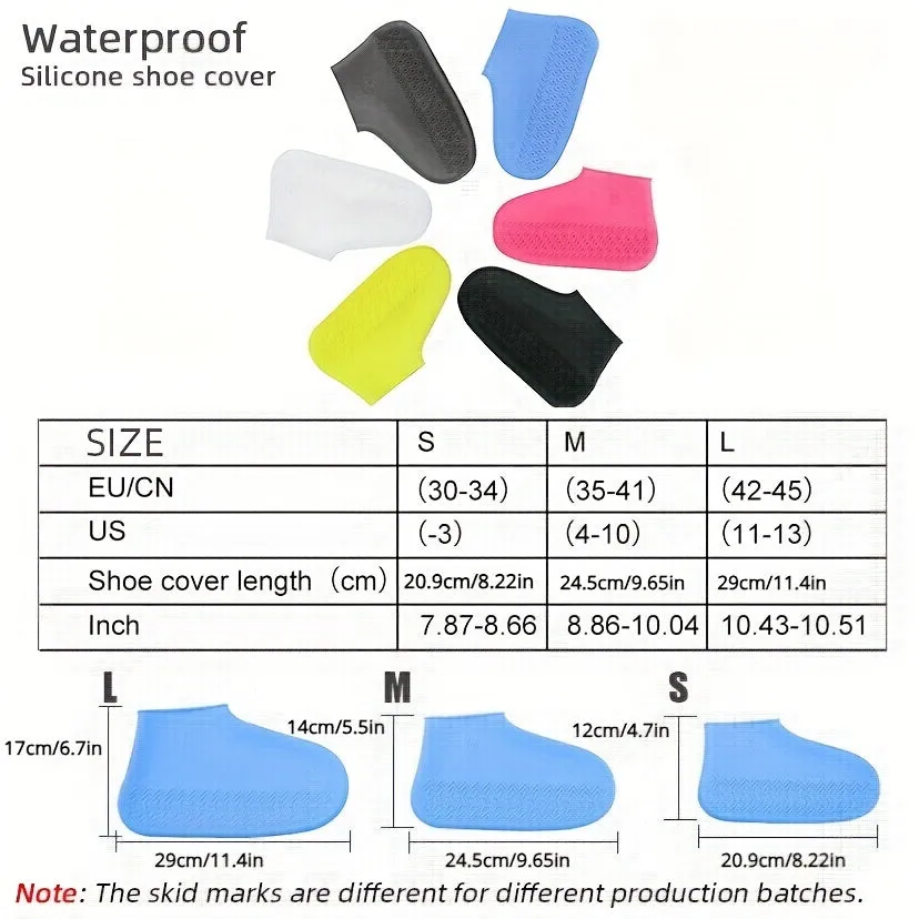 Elastic NonSlip Shoe Covers for Outdoor Sports and Hiking