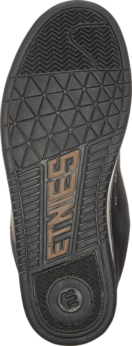 Etnies Mens Fader Black Gum Shoes