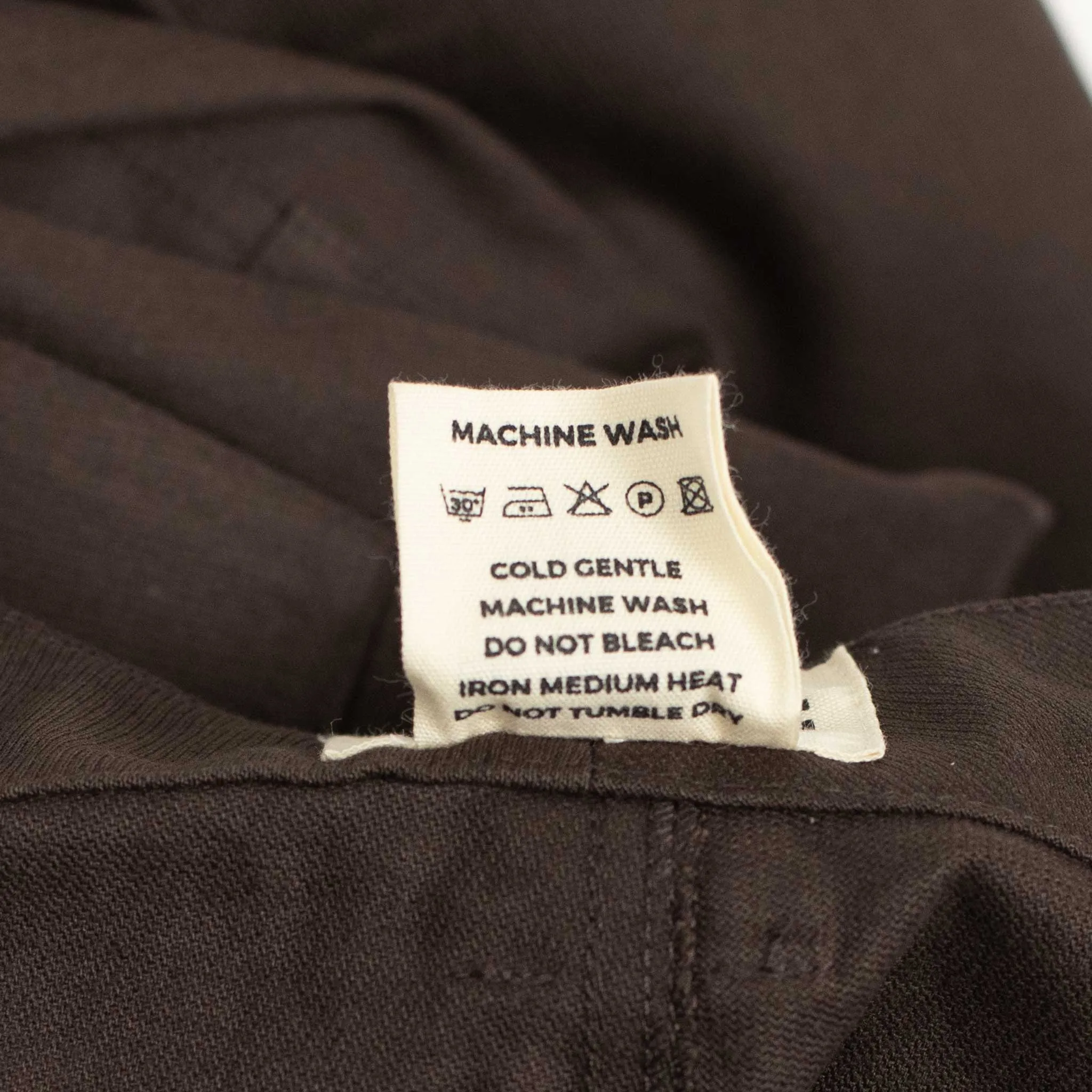 Fatigue pants in chocolate cotton cavalry twill (restock)