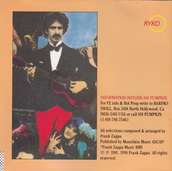 Frank Zappa - Tinseltown Rebellion (CD, Album, RE, RM) (NM or M-)
