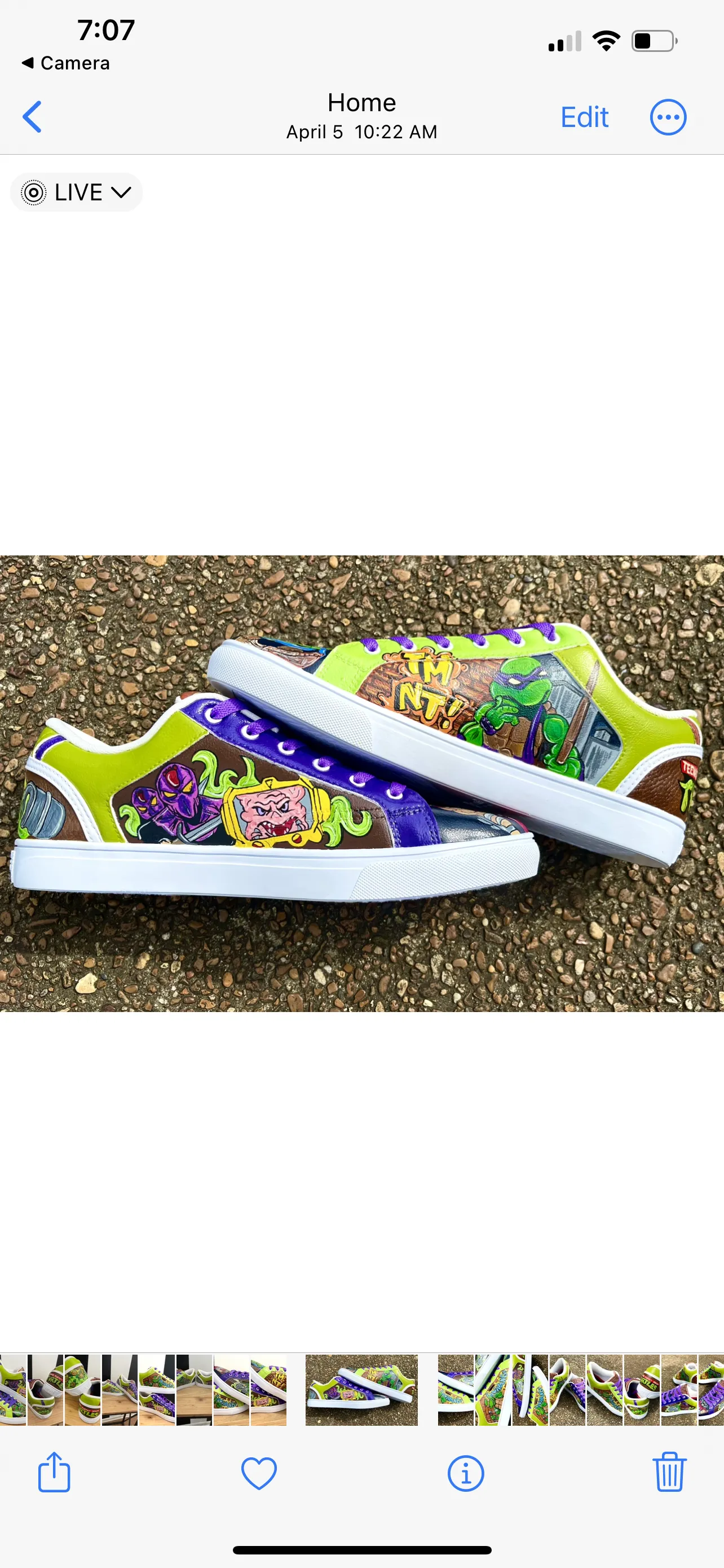 Girls Reeboks- Size 7