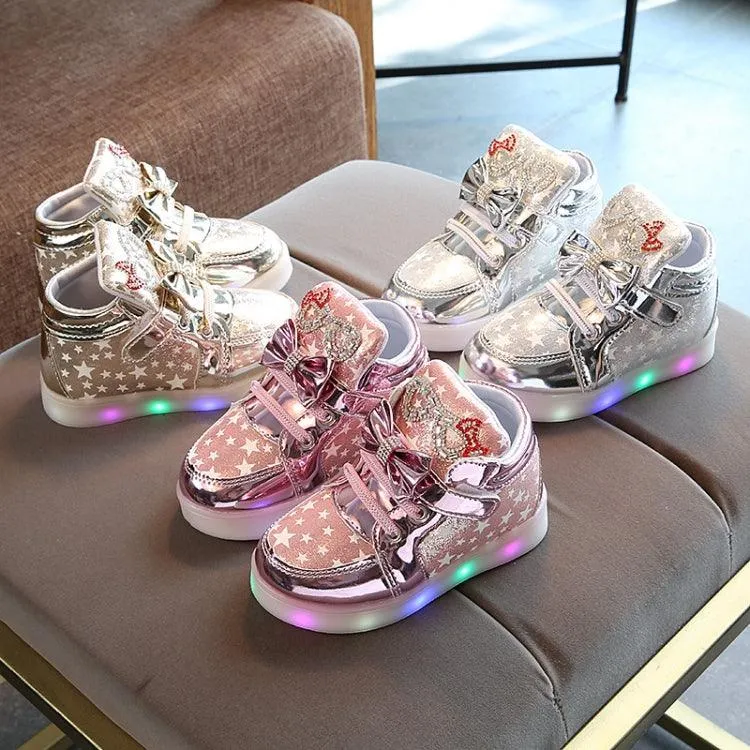 Glowing Breathable Casual Shoes for Kids with Luminous Lights