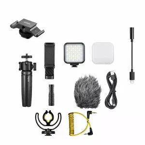 GODOX VLOGGING KIT INC S/PHONE CLIP & L/BOLT CABLE