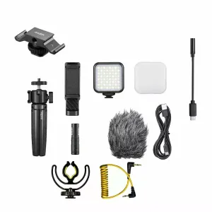 GODOX VLOGGING KIT INC S/PHONE CLIP & USB-C CABLE