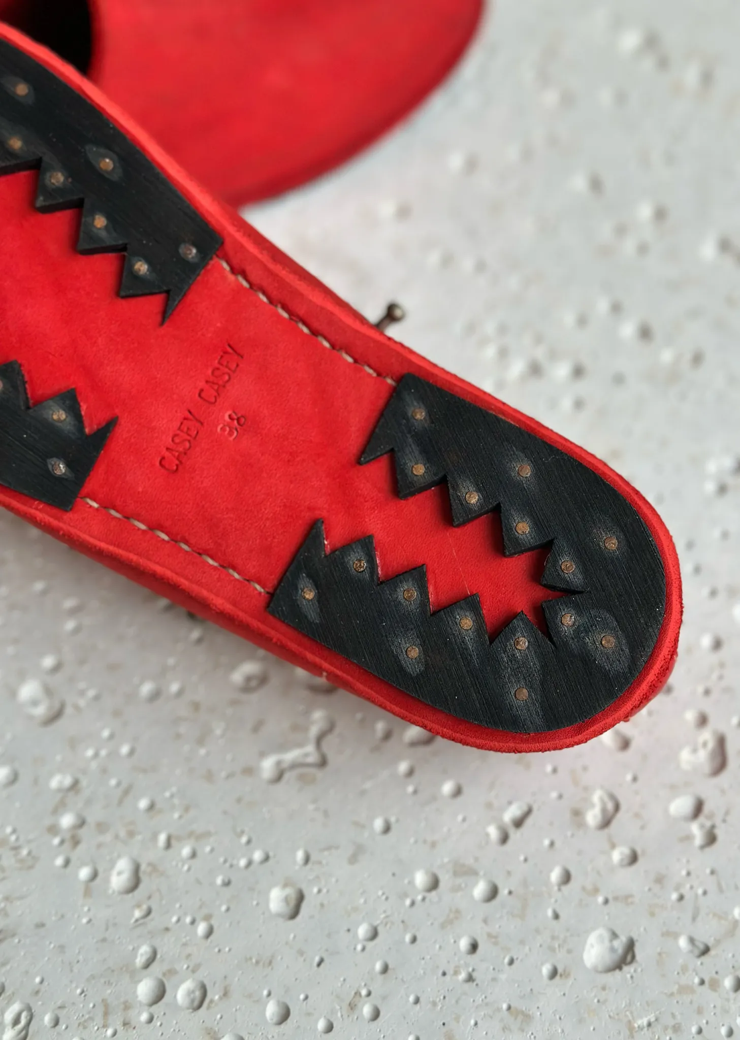 Guidi Sabot Clogs — Red