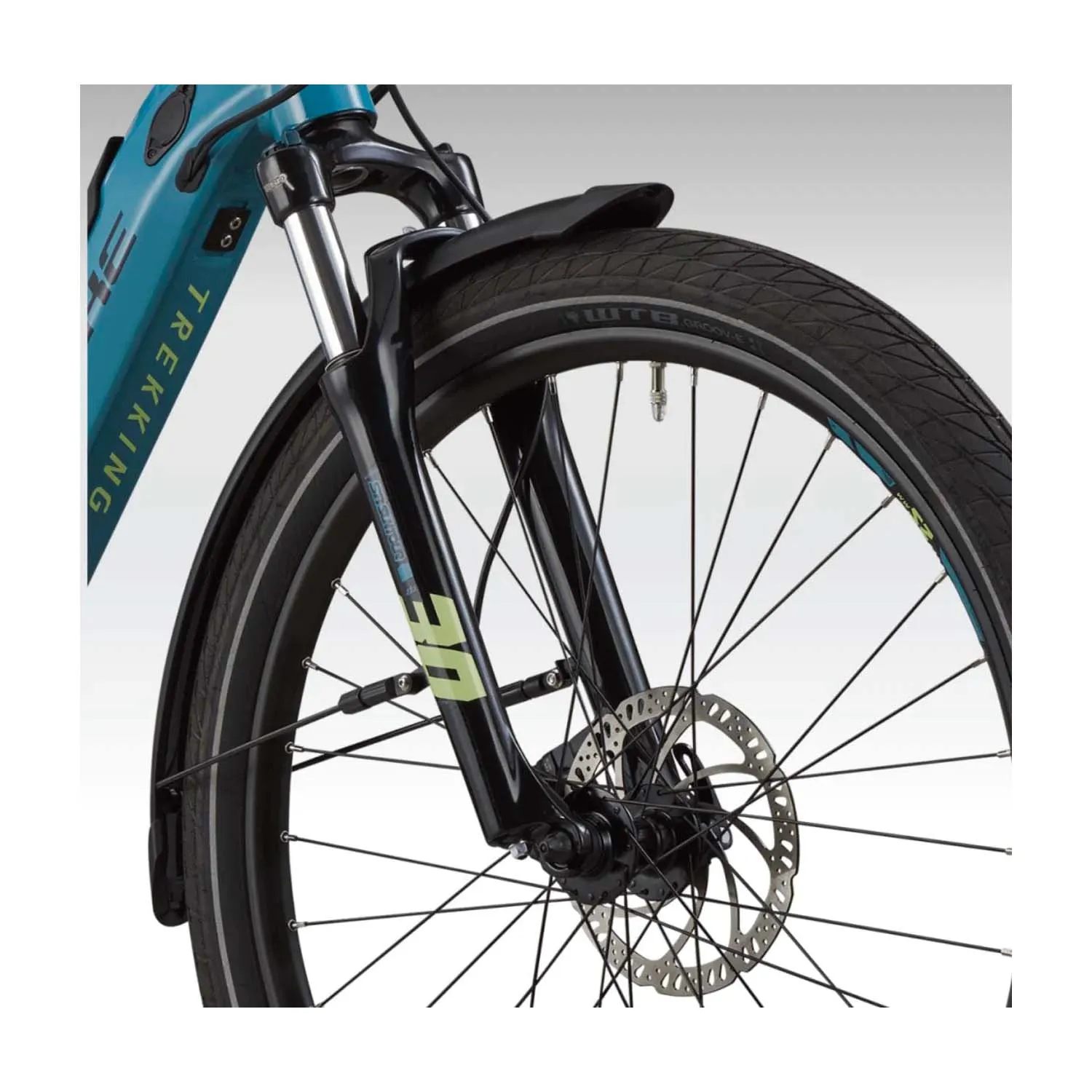 Haibike, Trekking 5, E-Bike Commuter, Blue, Large   X-Large