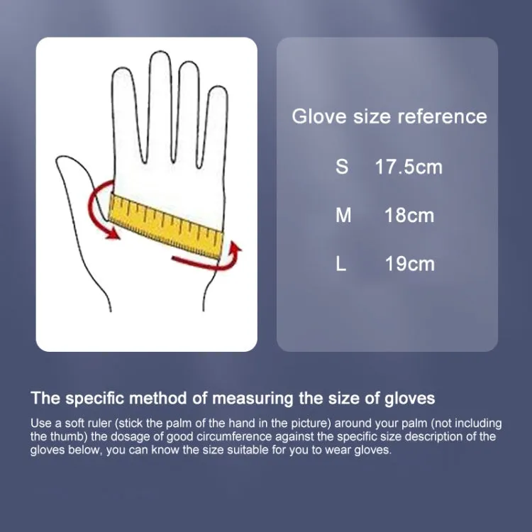 Half Finger Yoga Gloves Anti-skid Sports Gym Palm Protector, Size: L, Palm Circumference: 19cm(Blue)