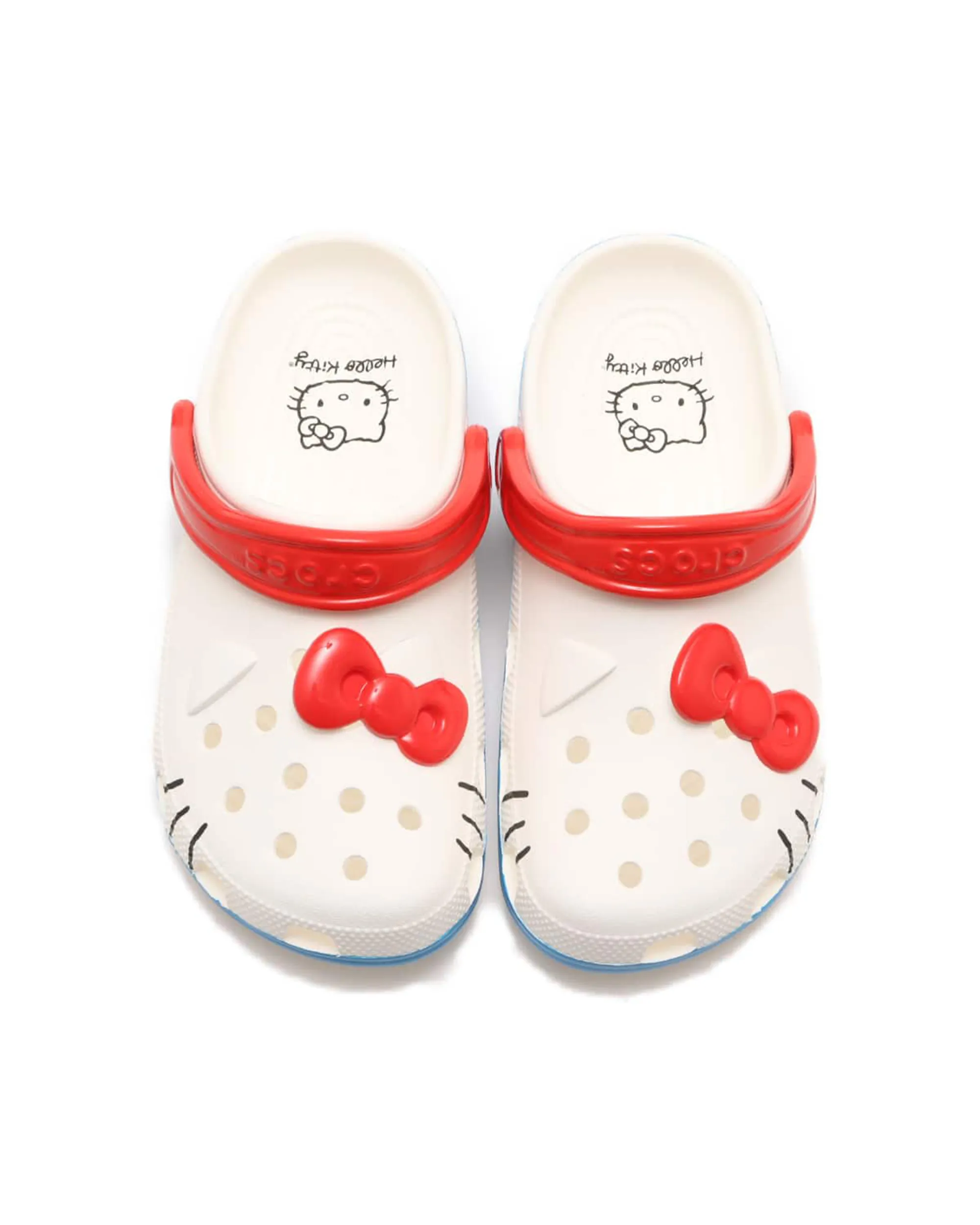 Hello Kitty 50th Anniversary Classic Clog - White / Red / Blue
