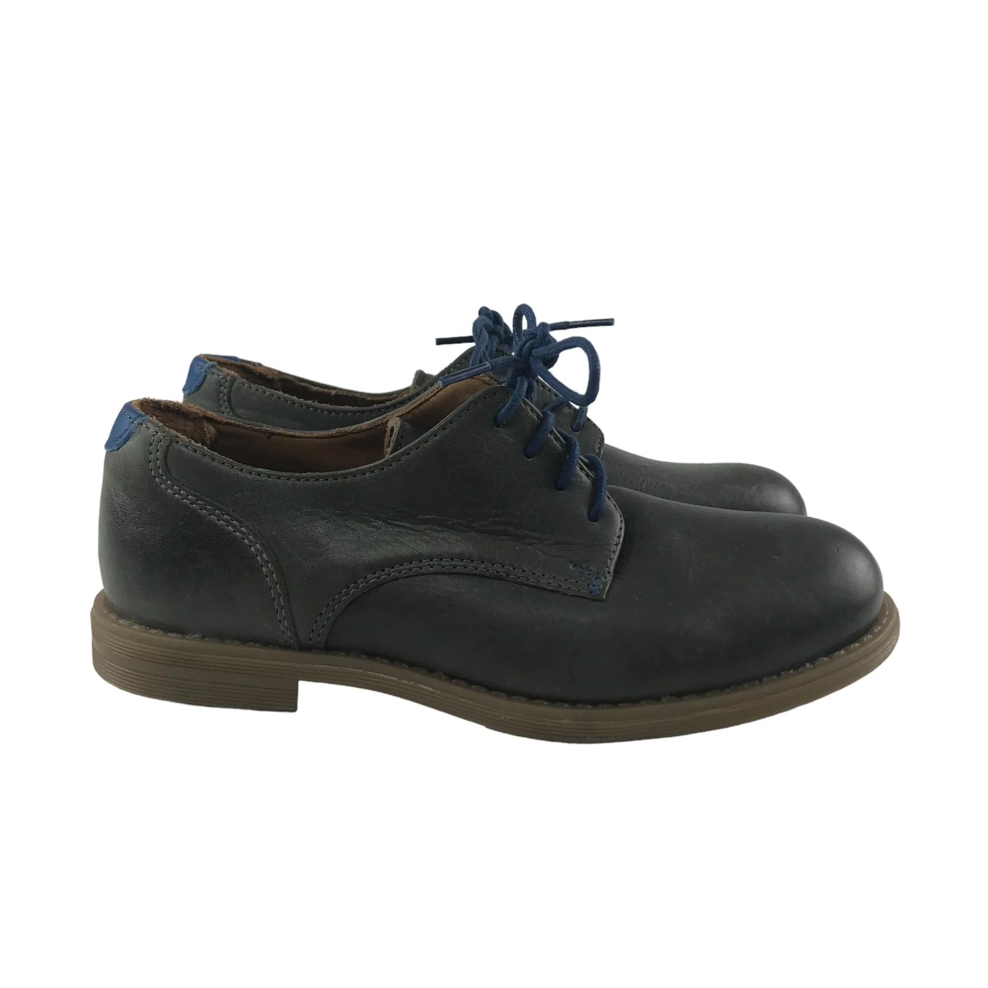 M&S Dress Shoes Shoe Size 12 Junior Grey Leather with Laces