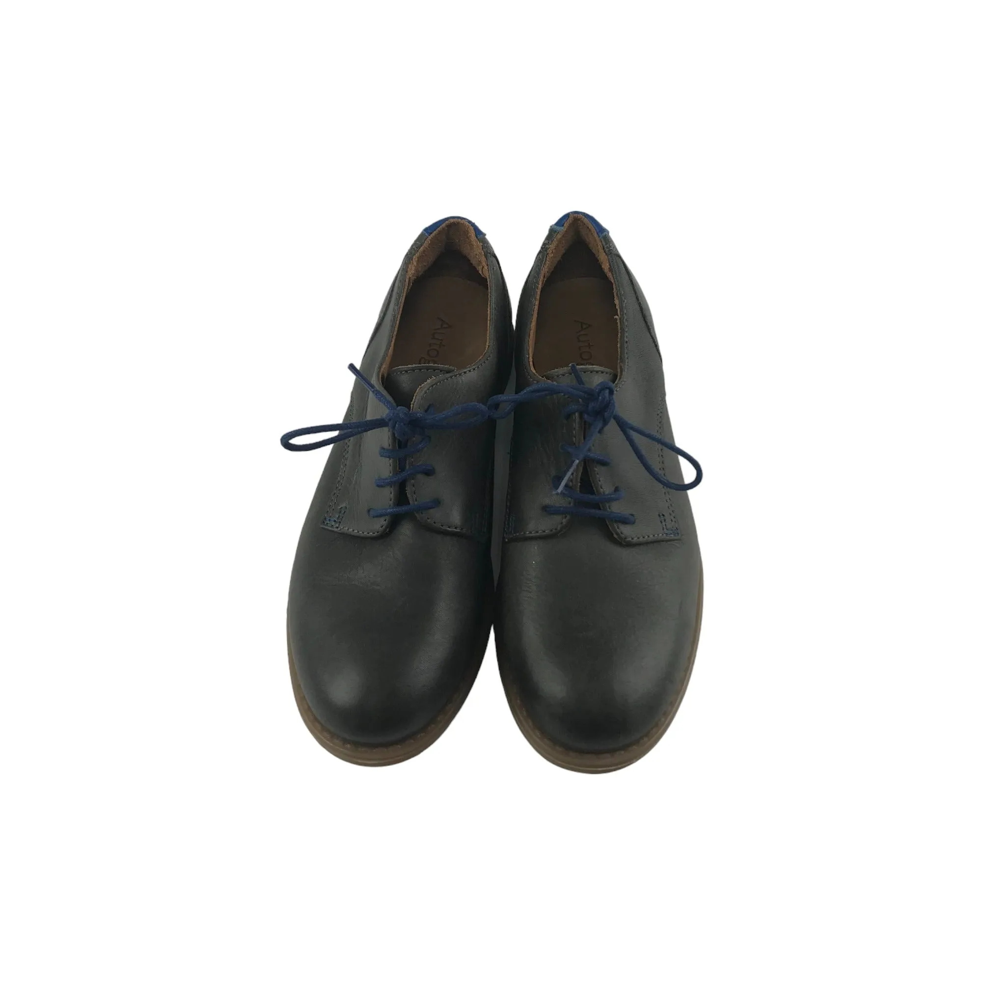 M&S Dress Shoes Shoe Size 12 Junior Grey Leather with Laces