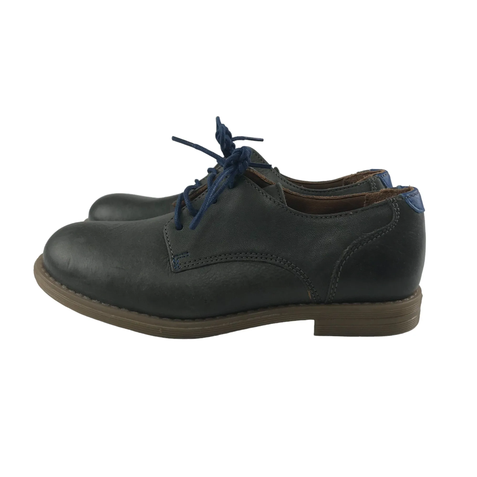 M&S Dress Shoes Shoe Size 12 Junior Grey Leather with Laces