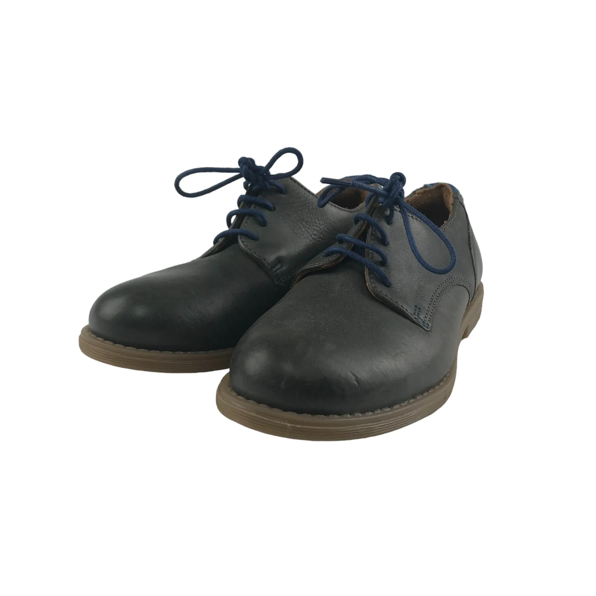 M&S Dress Shoes Shoe Size 12 Junior Grey Leather with Laces