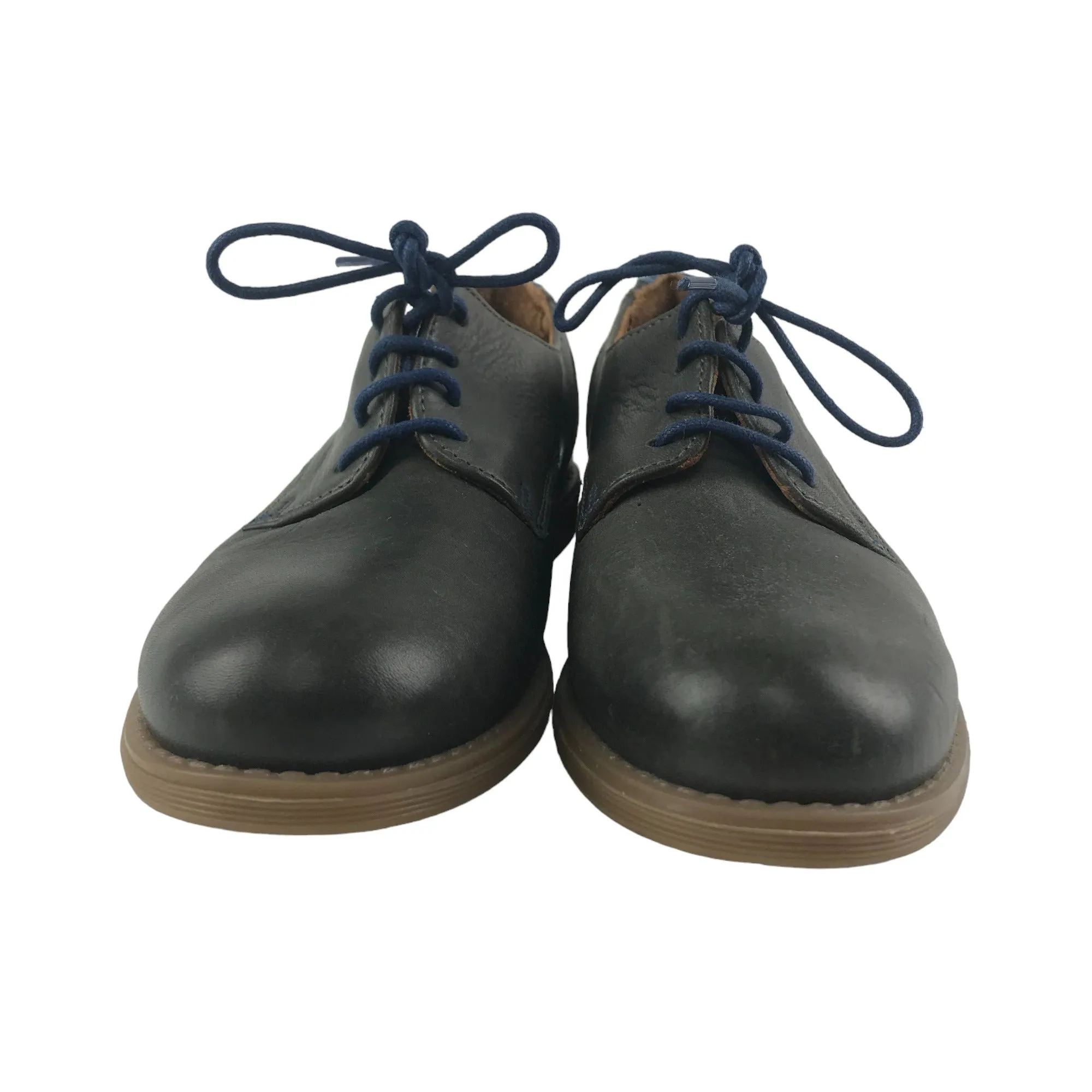 M&S Dress Shoes Shoe Size 12 Junior Grey Leather with Laces