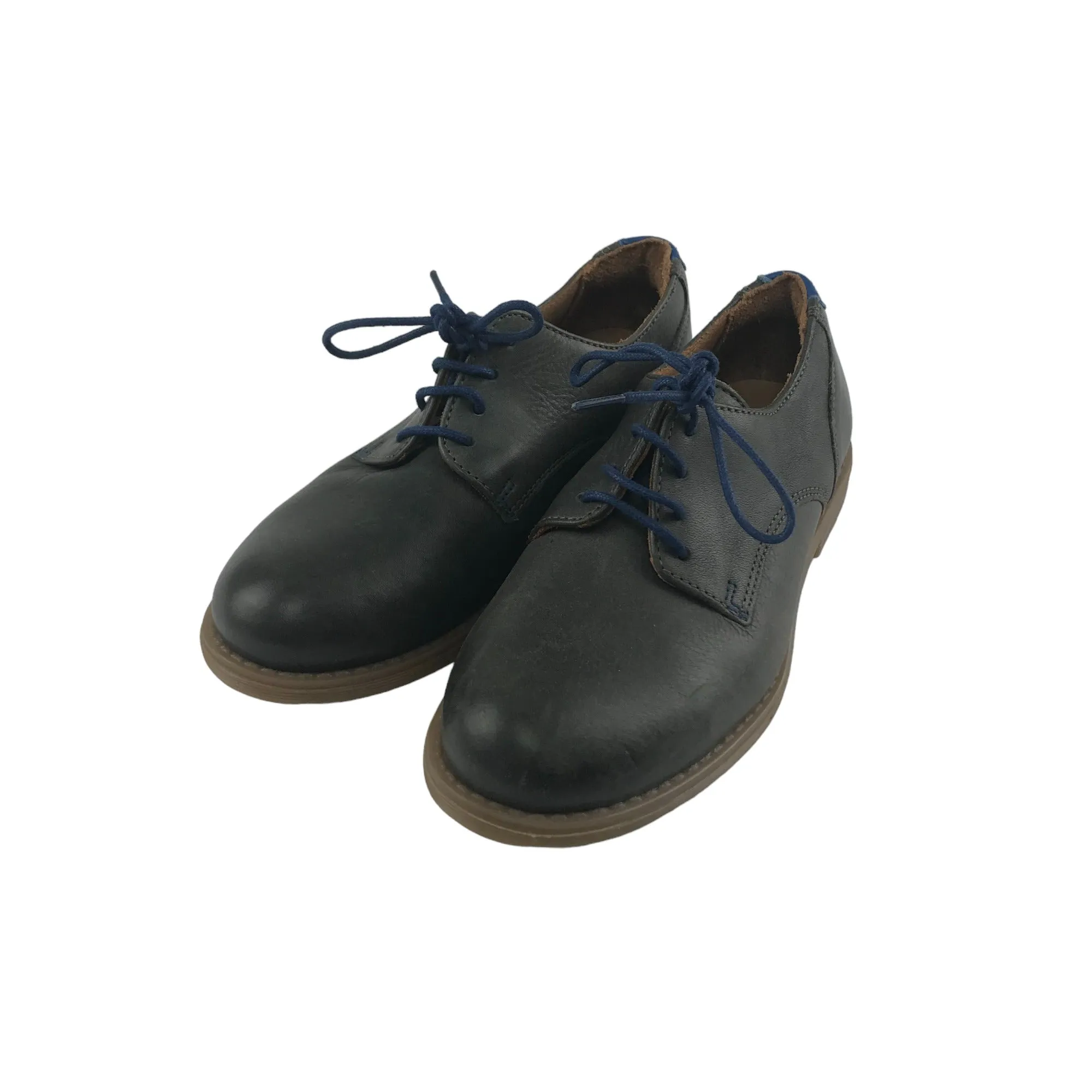 M&S Dress Shoes Shoe Size 12 Junior Grey Leather with Laces
