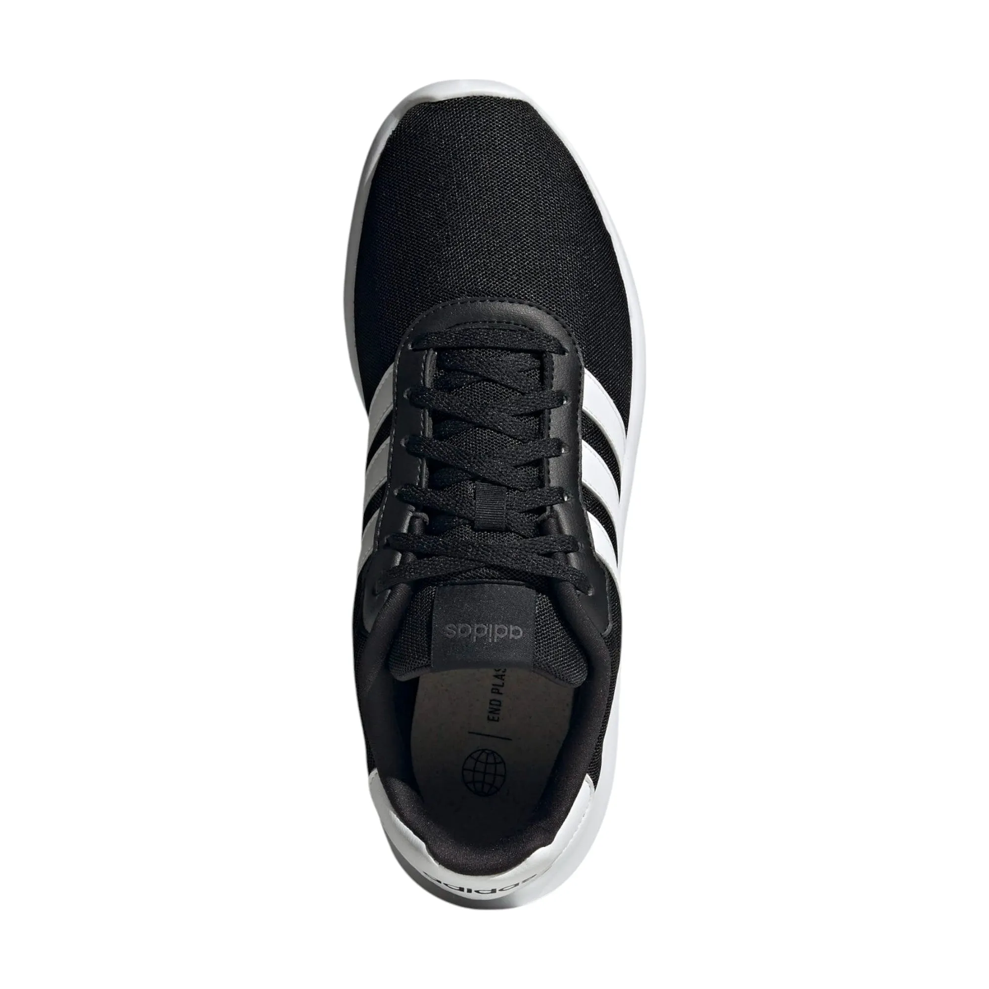 Mens Adidas Lite Racer 3.0 Shoes Black/White