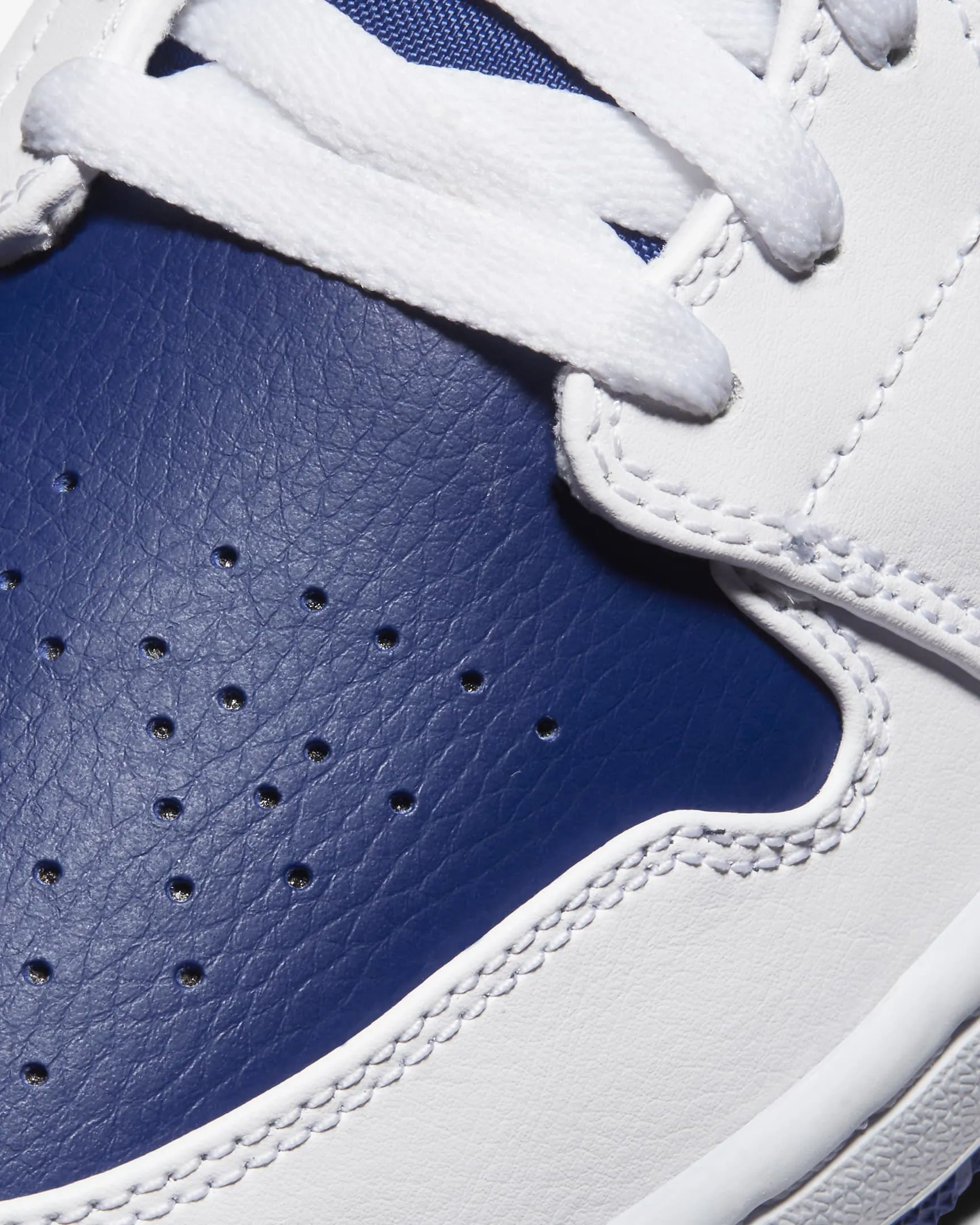 Men's Air Jordan 1 Mid (White/Laser Orange/Deep Royal/Track Red)(554724-131)