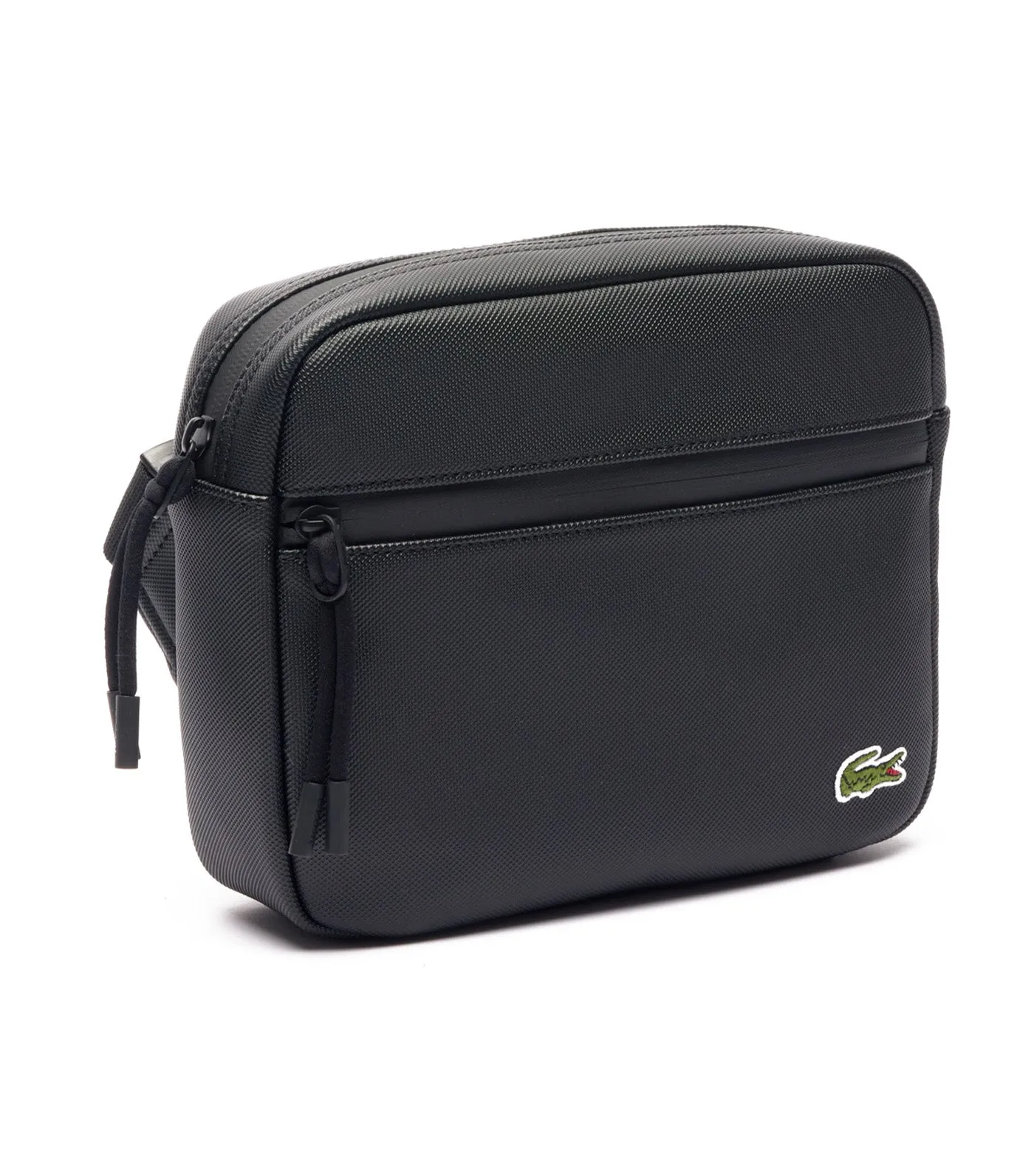 Men's Lacoste Exterior Pocket Reporter Bag Noir