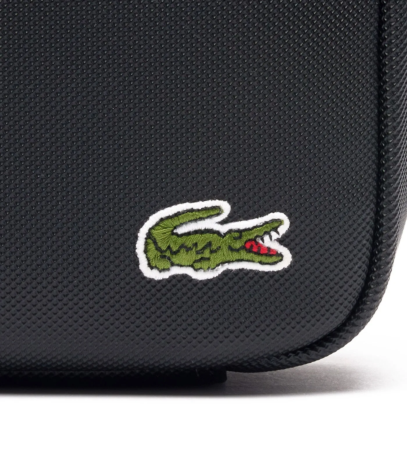 Men's Lacoste Exterior Pocket Reporter Bag Noir