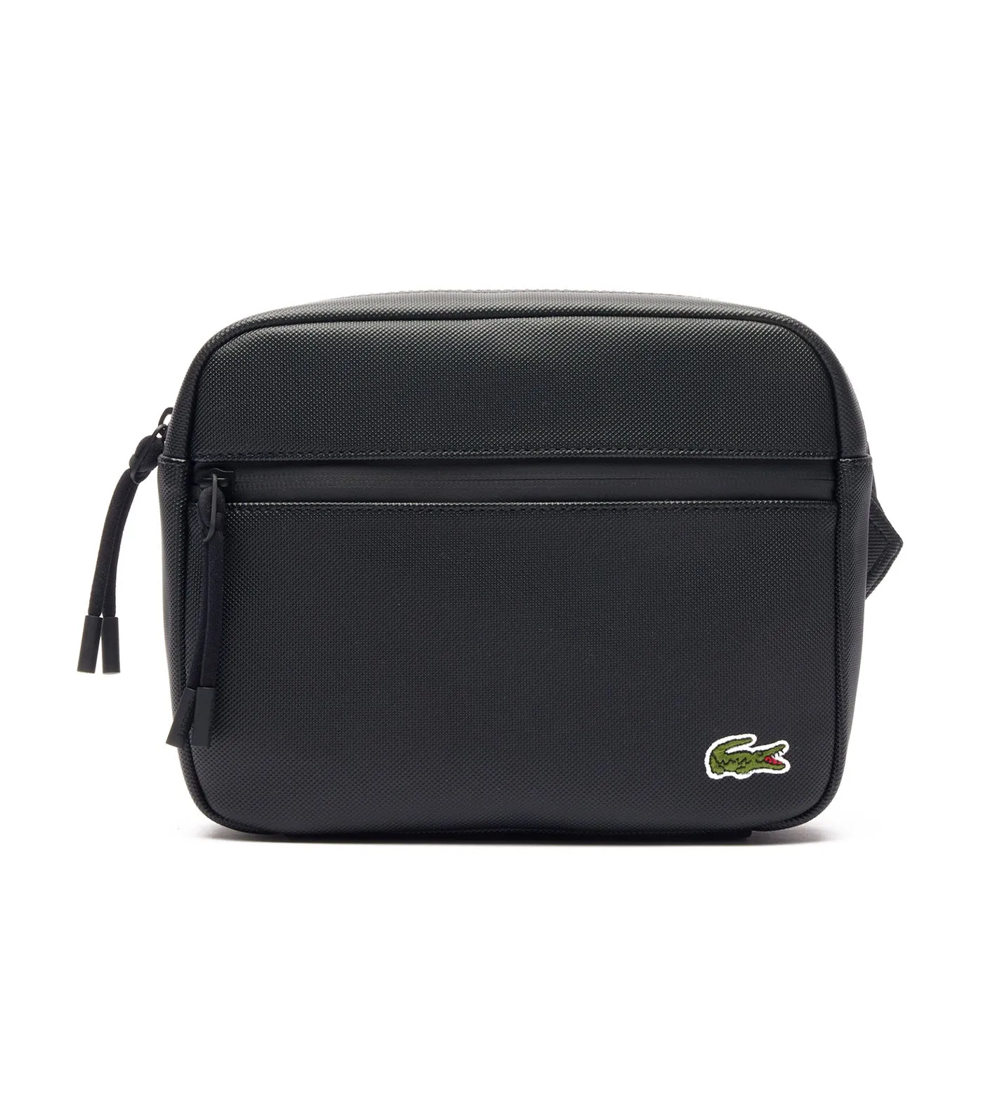 Men's Lacoste Exterior Pocket Reporter Bag Noir