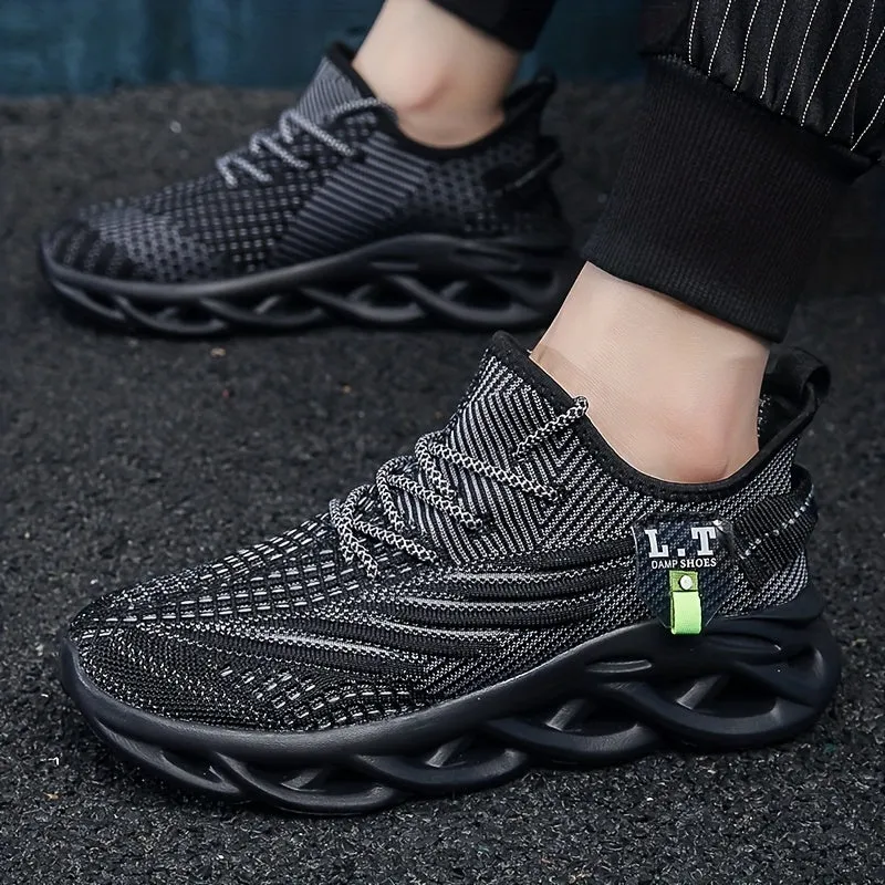 Mens Lightweight LaceUp Running Shoes for Spring and Summer