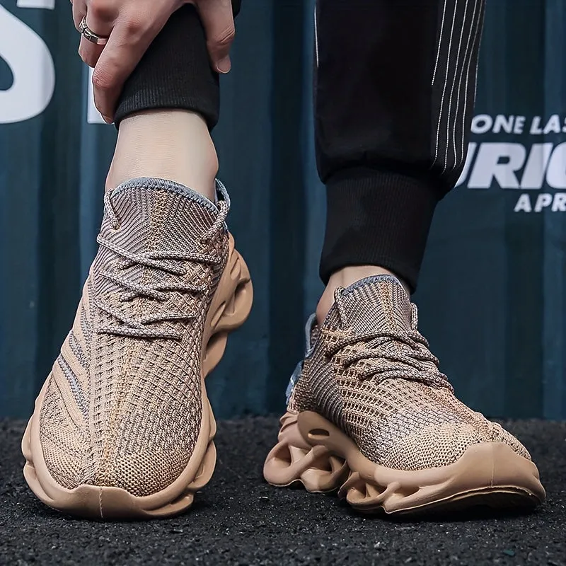 Mens Lightweight LaceUp Running Shoes for Spring and Summer