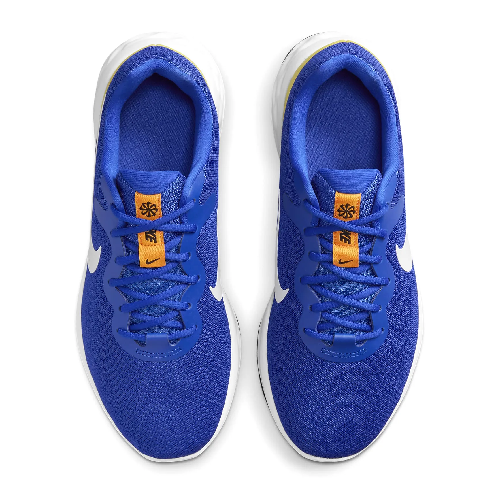 Men's Nike Revolution 6 Extra-Wide Running Shoes (Racer Blue/High Voltage)(DD8475-404)