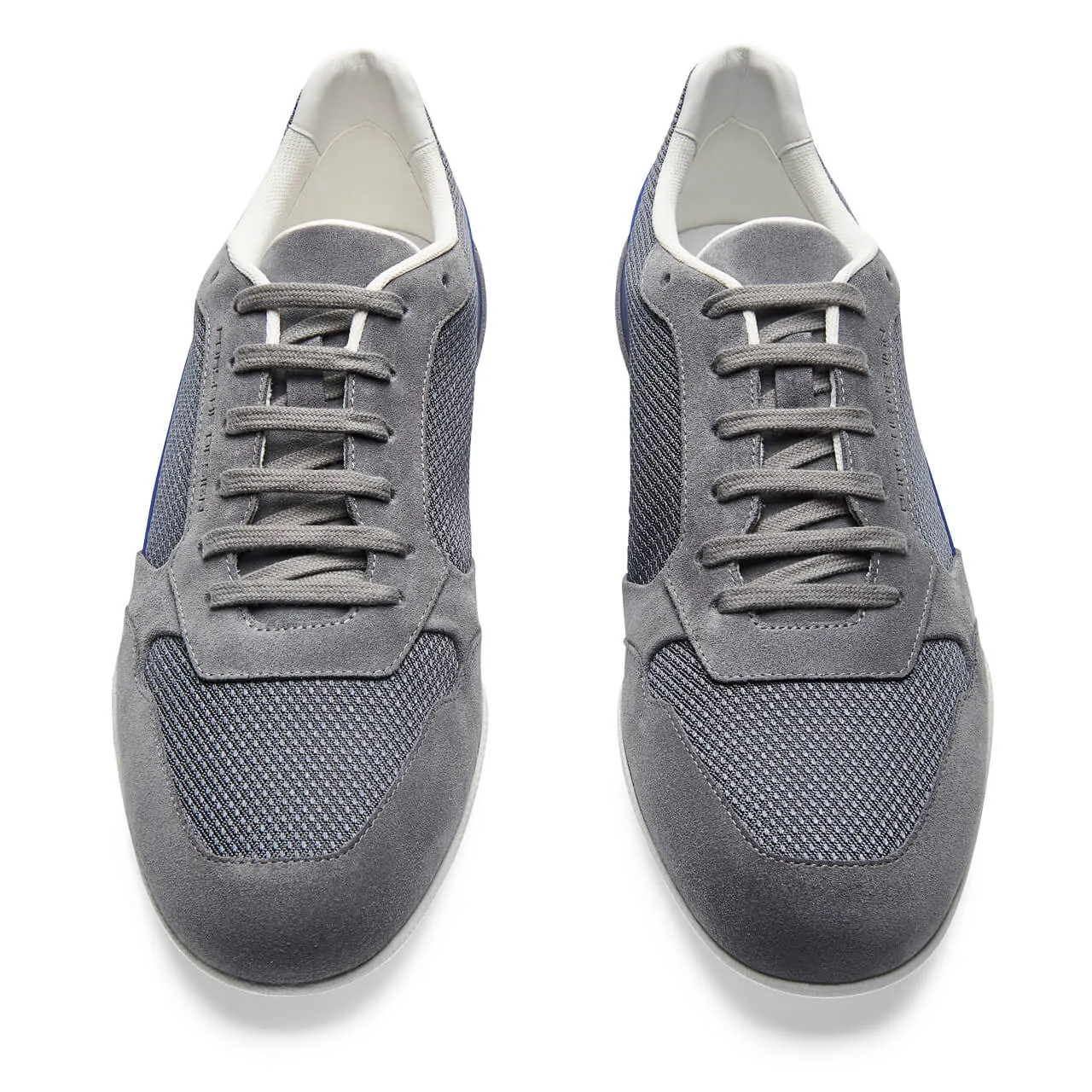 NEW Porsche Design Racer Velours Mesh Asphalt Sneakers US 7.5 MSRP $355