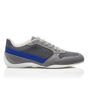 NEW Porsche Design Racer Velours Mesh Asphalt Sneakers US 7.5 MSRP $355