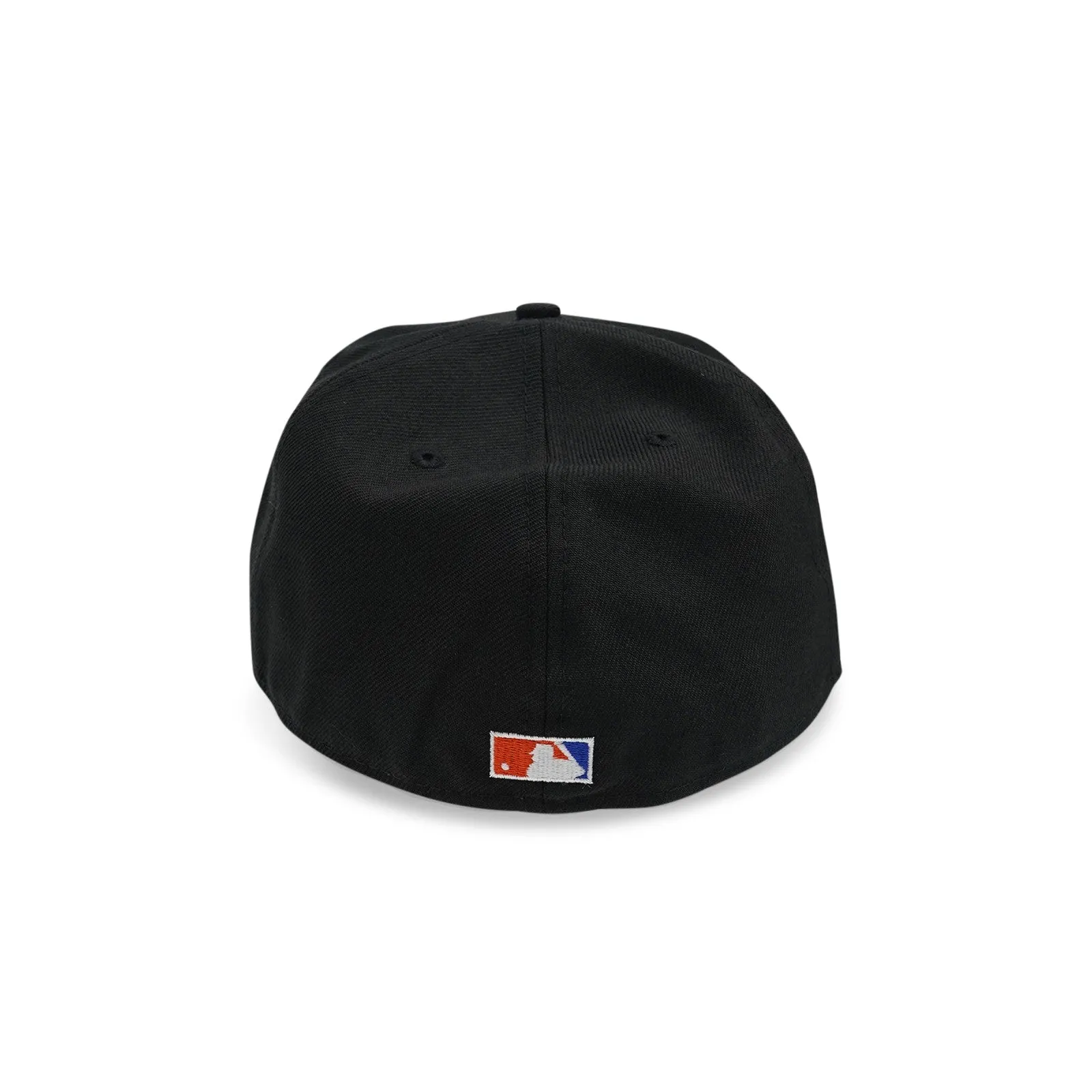 New York Mets New Era 2000 World "Subway" Series Alt Black 5950 Fitted Hat Cap 70841613