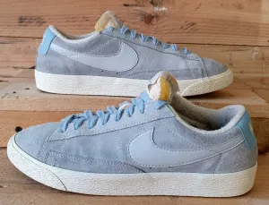 Nike Blazer Low Suede Trainers UK5/US7.5/EU38.5 517371-402 Blue/White