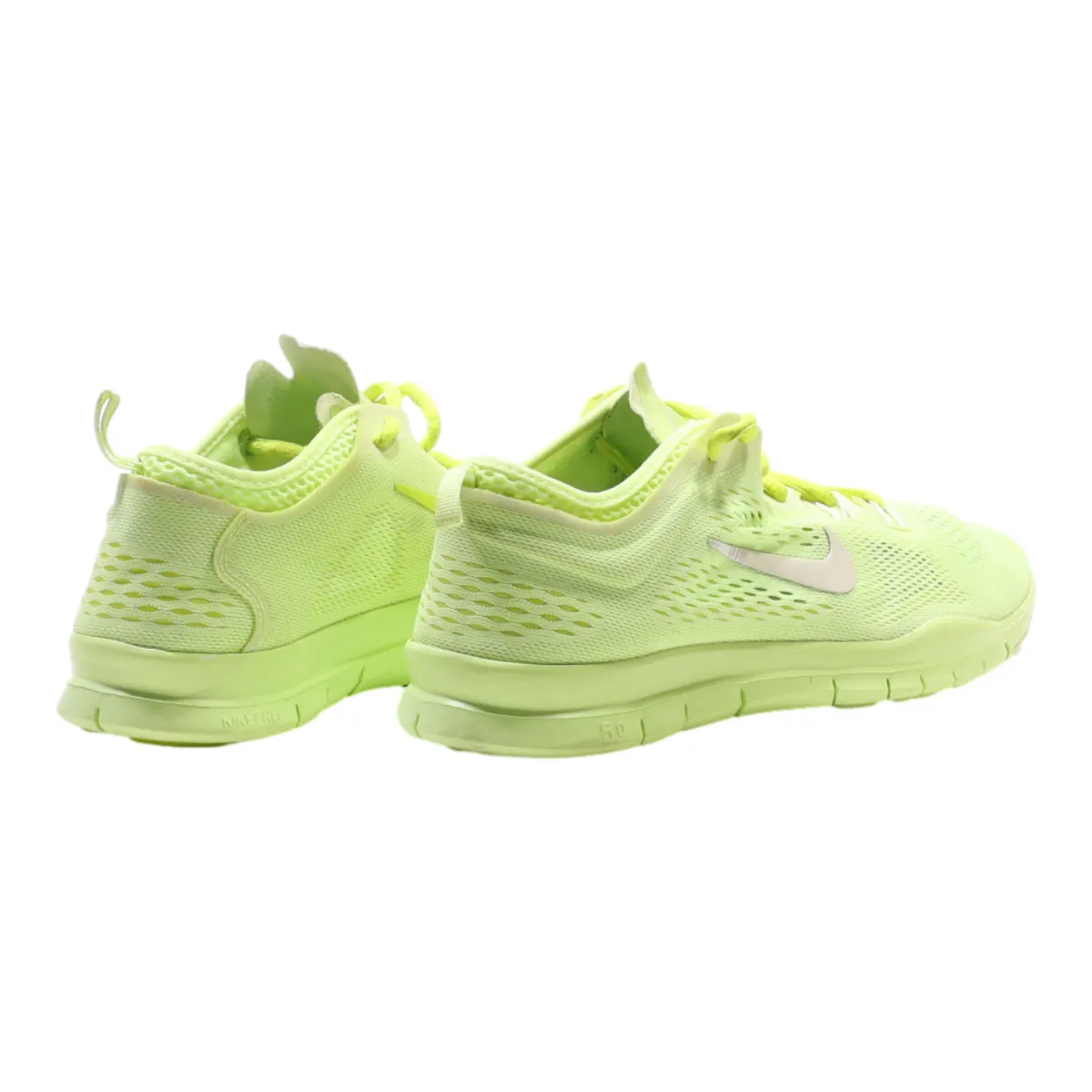 NIKE Free 5.0 Sneaker Trainers Green Synthetic Womens UK 5.5