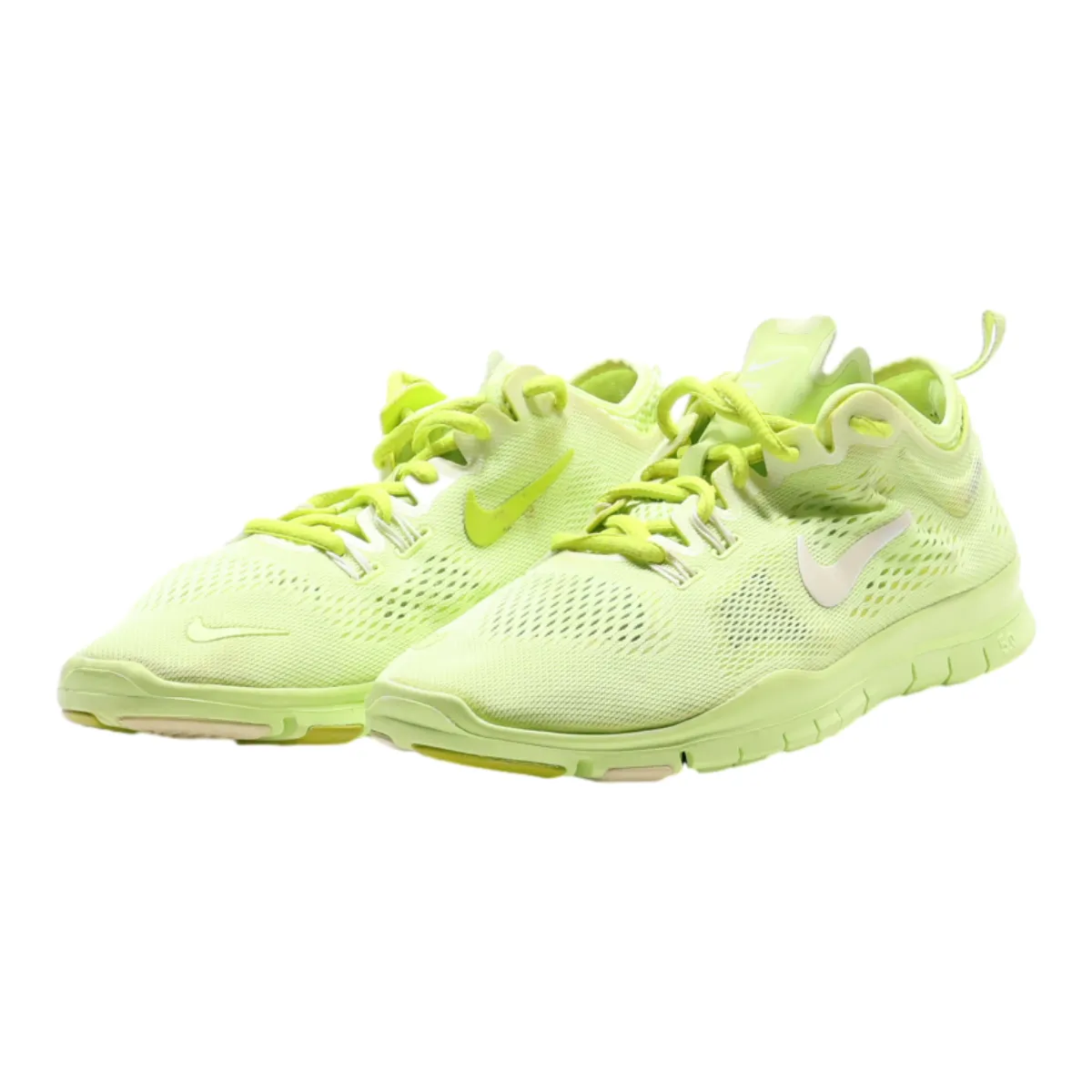 NIKE Free 5.0 Sneaker Trainers Green Synthetic Womens UK 5.5