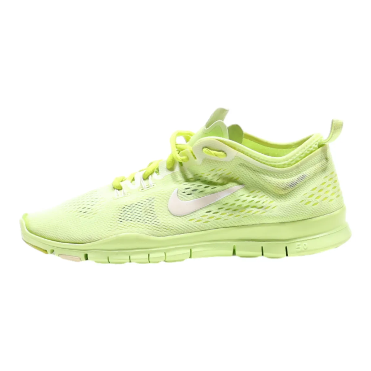 NIKE Free 5.0 Sneaker Trainers Green Synthetic Womens UK 5.5