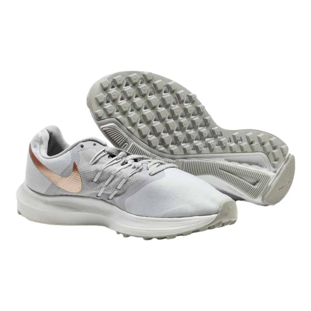 NIKE Run Swift Sneaker Trainers Grey Synthetic Womens UK 4