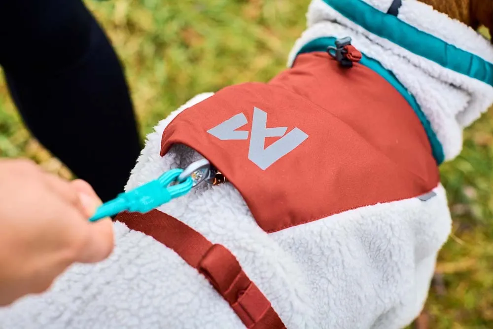 Non-stop Dogwear Trekking Fleece Jacket Grey/Wine/Teal | Buy Non-stop Dogwear Trekking Fleece Jacket Grey/Wine/Teal here | Outnorth