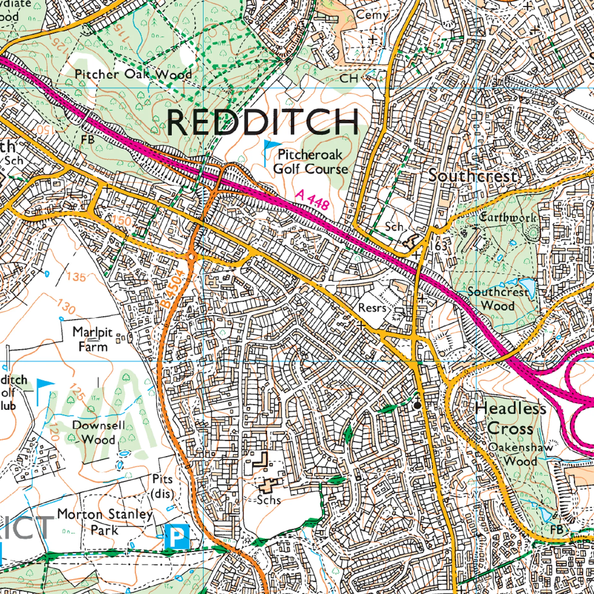 Ordnance Survey Explorer 220 Map Birmingham