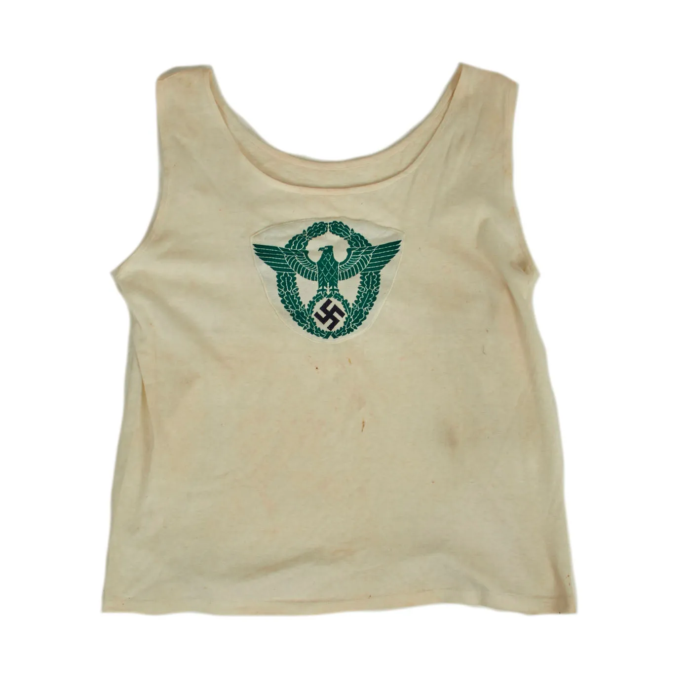 Original German WWII Land Police M35 Sports Shirt - Landespolizei