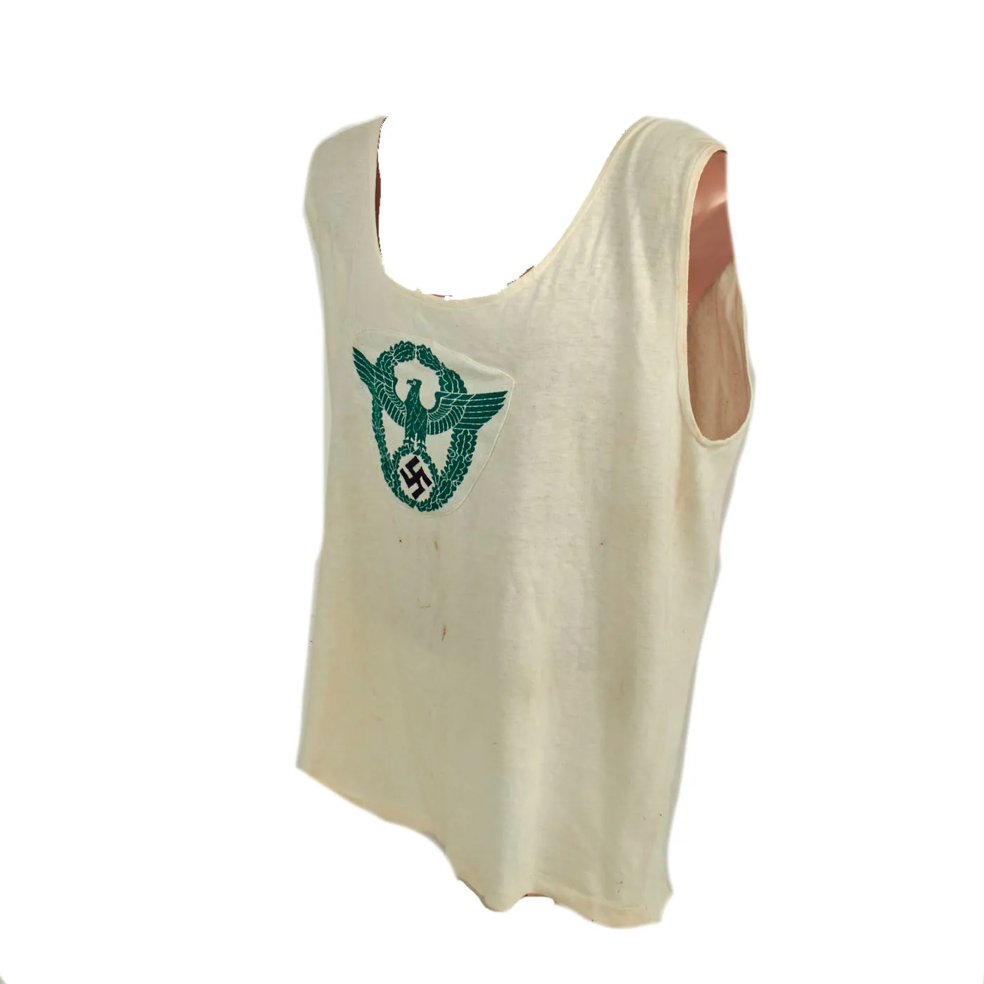 Original German WWII Land Police M35 Sports Shirt - Landespolizei