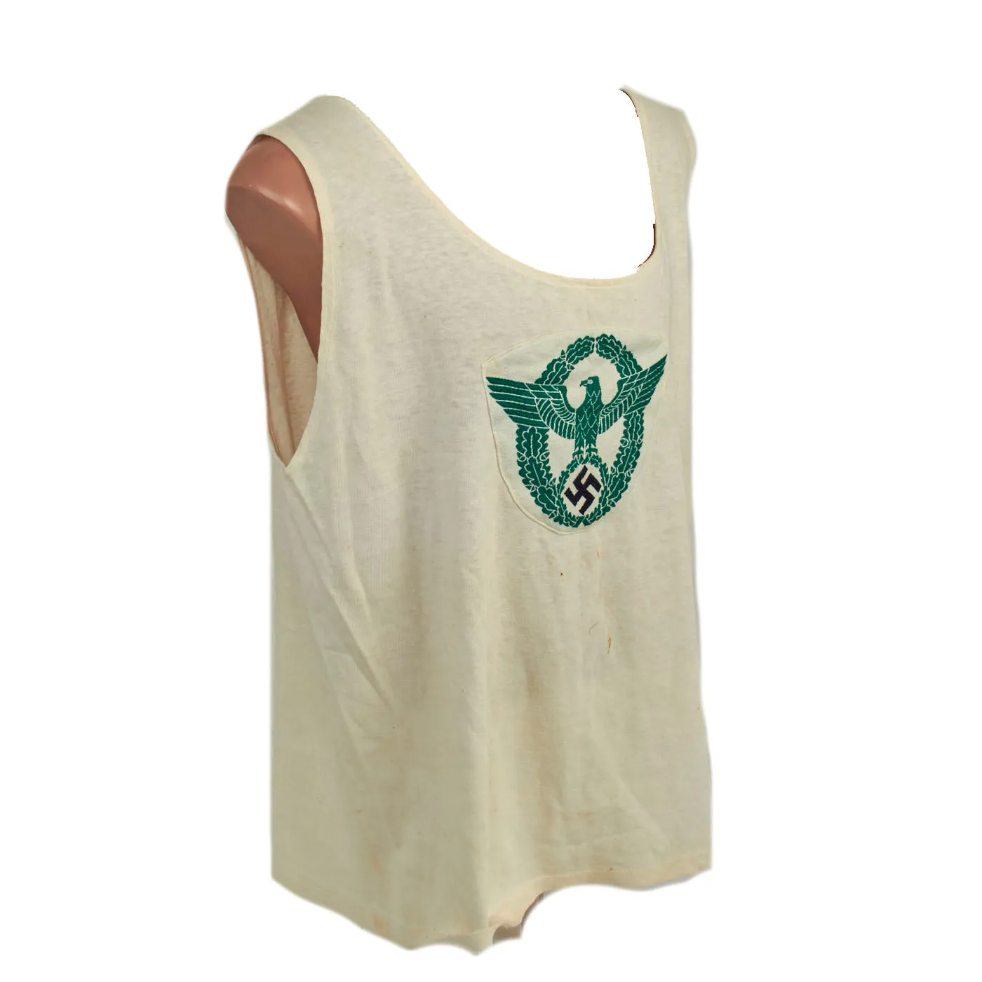 Original German WWII Land Police M35 Sports Shirt - Landespolizei