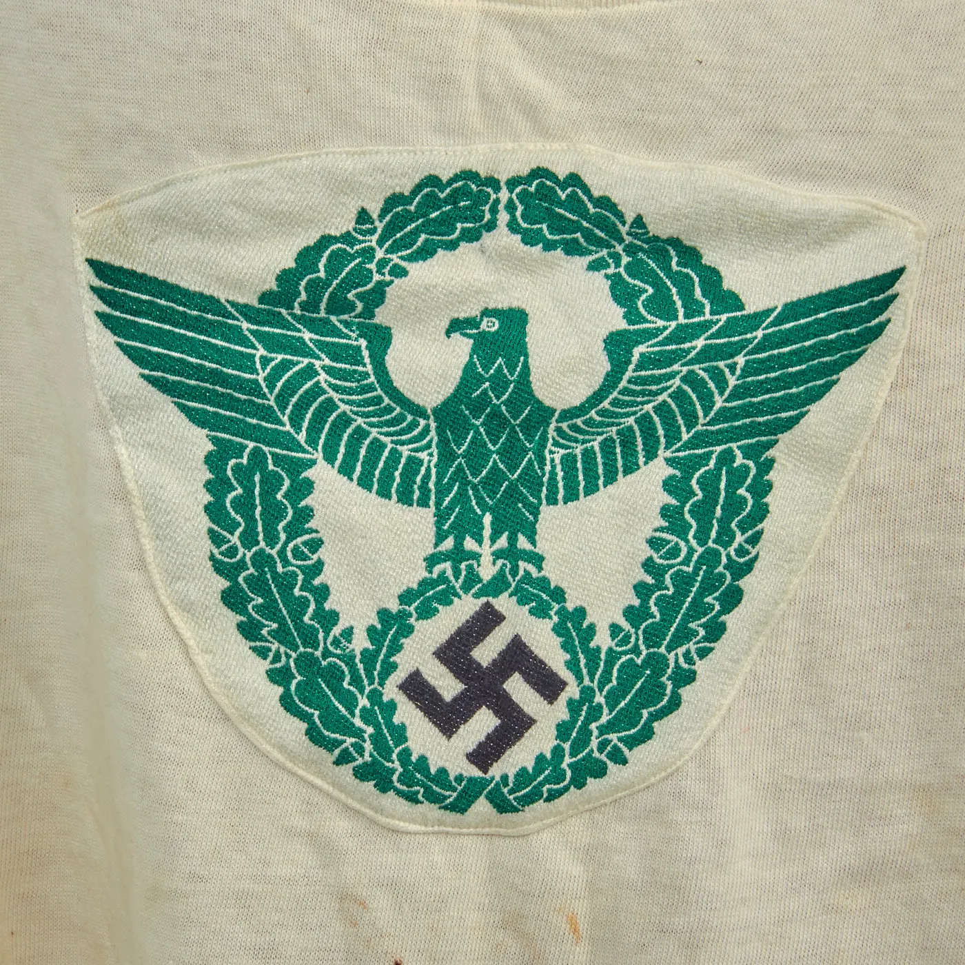 Original German WWII Land Police M35 Sports Shirt - Landespolizei