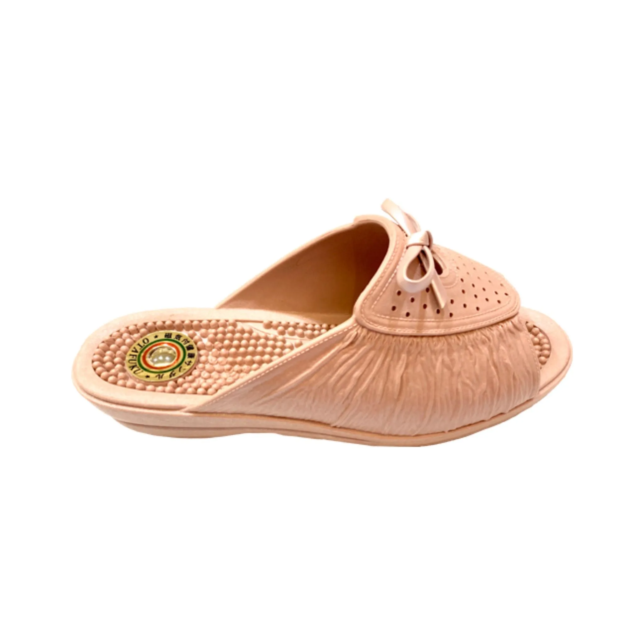 Otafuku Health Sandals Ribbon - Sepia