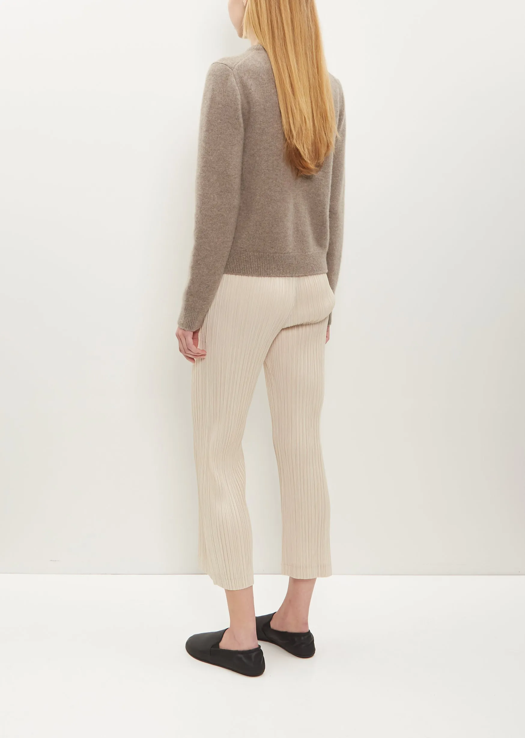 Pleated Crop Pants