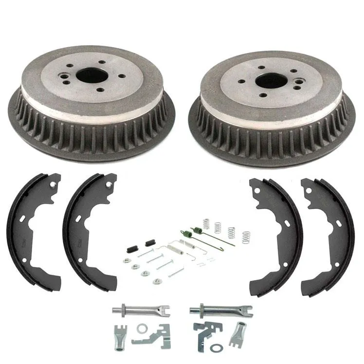 Rear Brake Drums Brake Shoes & Springs For Toyota Sienna 1998-2003 6pc Kit