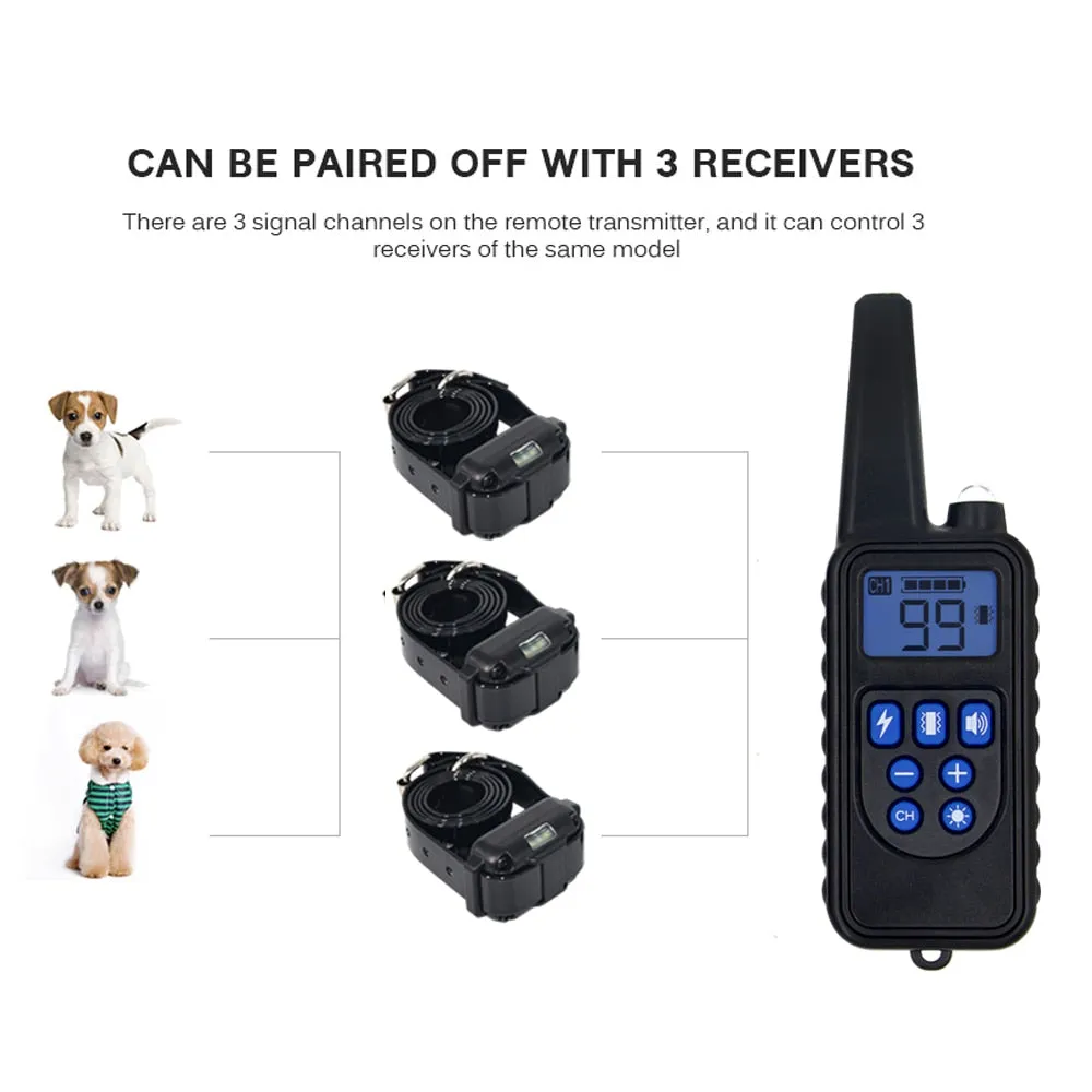 Remote Control Waterproof Dog Training E Collar T1889
