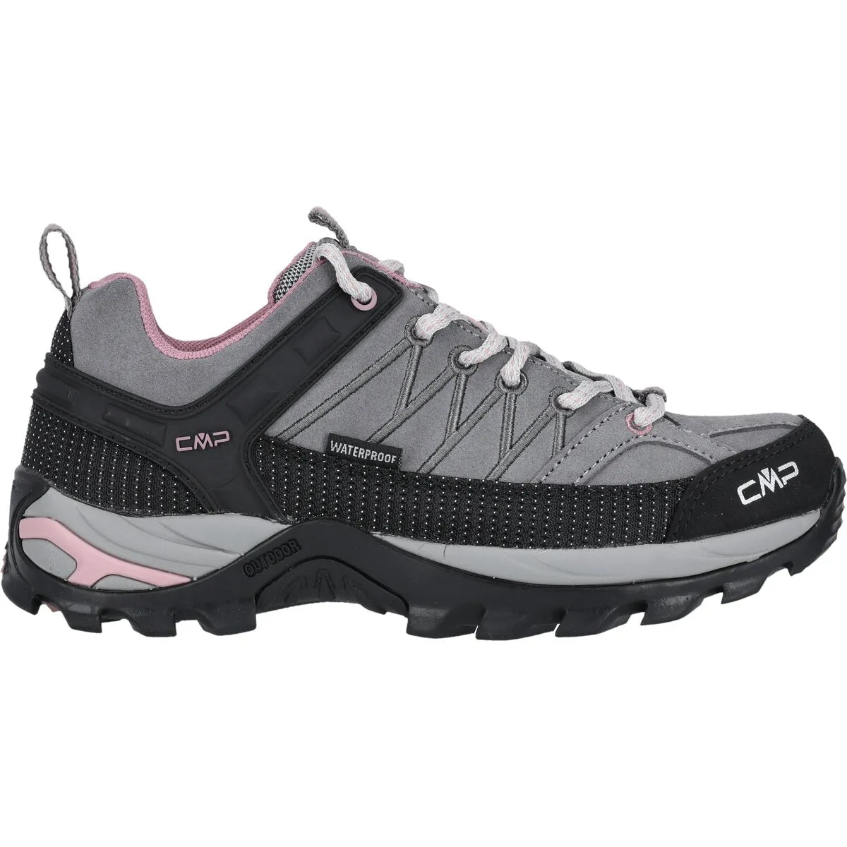 Rigel Low Wmn WP Outdoor Shoe - Cemento-Fard
