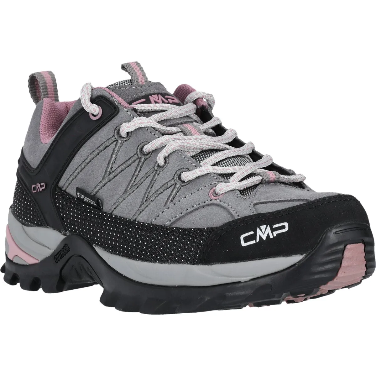 Rigel Low Wmn WP Outdoor Shoe - Cemento-Fard